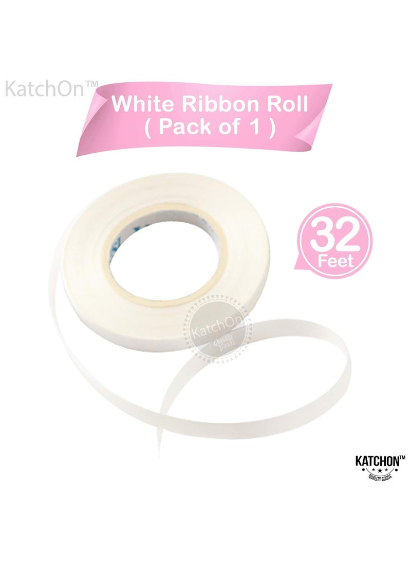 KATCHON بالونات حفلة من الورق الملون باللونين الوردي والأبيض عبوة من 30 بالون لاتيكس مزين بالكونفيتي الوردي والأبيض - Image 3